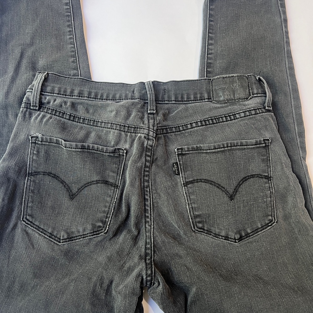 Levi's Women's Charcoal Straight Leg Jeans